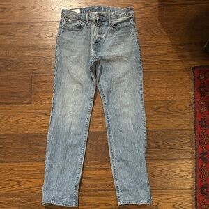 GAP Men's Light Blue Straight Jeans